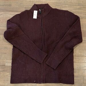 Express Men's Textured Mock Neck Sweater